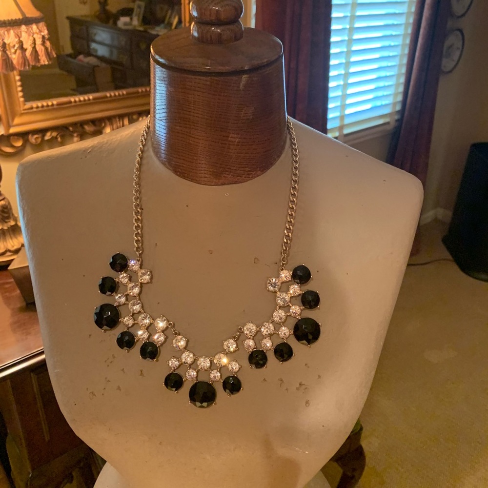 Beautiful crystal statement necklace
